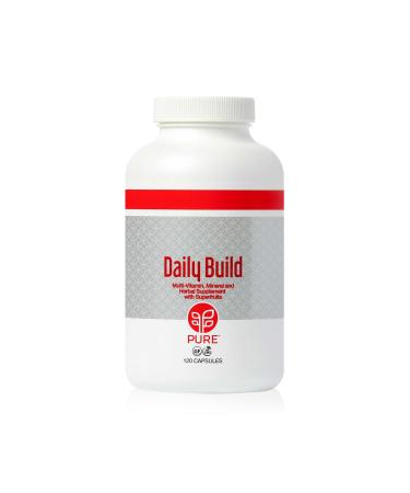 PURE Daily Build | 120 Capsules | Advanced Multivitamin Supplement | Enhanced with Essential Vitamins Minerals and Superfruits for Immune Support | Heart Health Bone Strength Brain Functionality