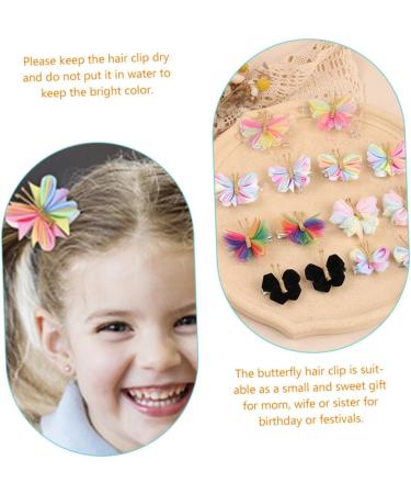 Beaupretty 7 Pairs Mesh Butterfly Hair Accessories Girls Kids Hair Clips Hair Clips Small Colorful Hair Barrette Creative Hair Clip Wedding Hair Clips Metal Miss Button Flannel - Buy Online on GoSupps.com