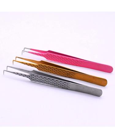 Silver 90 Degree Volume Eyelash Extension Tweezers for Mega Volume & Classic Lash Techniques - Buy Online on GoSupps.com
