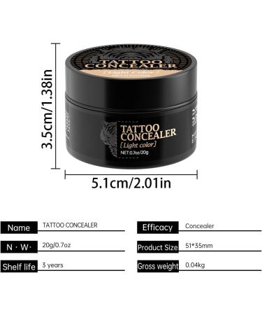 Skin Camouflage MakeupWaterproof Concealing Makeup For Skin Imperfections On The Body 20 Grams Daily Light Breathable High Coverage Primer Suitable for Travel Festivals - Buy Online on GoSupps.com