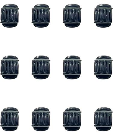 12 Mini Hair Claw Clips Clamps Small Plastic Hair Clips Pins Grips Womens Girls Hair Accessories size 1CM (Black) - Buy Online on GoSupps.com