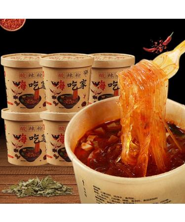 Hot and Sour Noodles Spicy and Sour Powder in Barrel 120g Instant Noodles Authentic Chongqing Specialty Snacks Sweet Potato Noodles Spicy Snacks Food Substitute (3 Barrel) - Buy Online on GoSupps.com