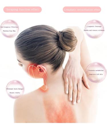MayBud Electric Gua Sha Bian Stone Facial Tool Led Facial Massage Scraping Board 4 Modes 9 Levels of Heating and Vibration for Neck Facial Lift Skin Tightening Anti-Aging Reduce Puffiness. - Buy Online on GoSupps.com