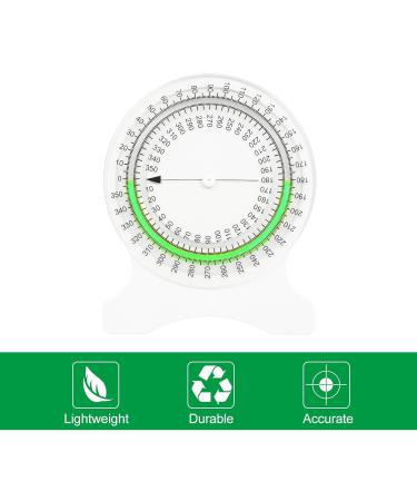 XIXIAN Inclinometer Therapy Inclinometer PT Inclinometer ROM Range of Motion Angle Finder Protractor Joint Mobility Measuring Instrument for Physical Therapy Green - Buy Online on GoSupps.com