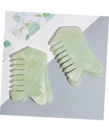Frcolor Head Massage Kamm - Jade Comb for Relaxation Pregnancy and Scalp Care | International Shipping Available - Buy Online on GoSupps.com