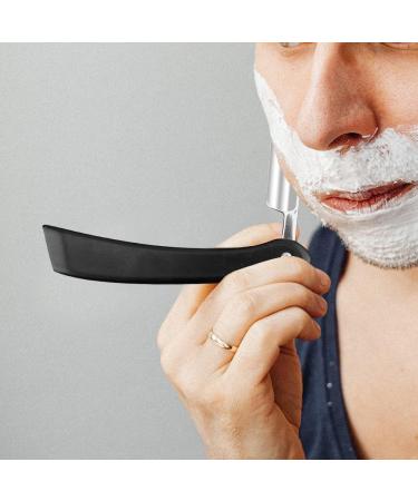 Single Edge Cut Throat Razor Kit | Stainless Steel Shaving Blades for Men | Barber Quality Straight Razor Set | Ideal for Home & Salon Use | Great Gift for Men - Blackt160 - Buy Online on GoSupps.com