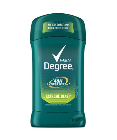 Degree Men Anti-Perspirant Deodorant Invisible Stick Extreme Blast 2.70 oz (7 Pack)