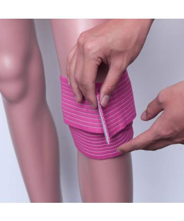 Buy Pink Wrist Brace & Elastic Wraps for Wrist Ankle Knee Calf - Sports & Fitness Support | International Shipping Available - Buy Online on GoSupps.com