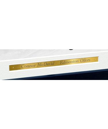 Connor McDavid Autographed Photo Frame | Edmonton Oilers NHL Kitbags & Lockers | 12x8 A4 Black & White - Buy Online on GoSupps.com