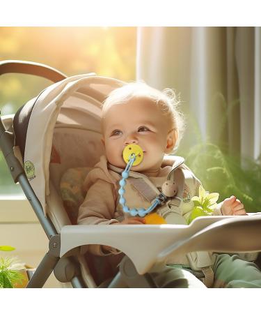 Buy WeSweet BPA Free Silicone Pacifier Chain - Stylish Baby Gifts for Boys & Girls (Green & Purple) - Safe & Durable - Buy Online on GoSupps.com