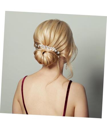 Didiseaon Fashionable Diamond Hair Accessories Hair Clip Wedding Hair Accessories Hair Pin Hair Barrettes Wedding Decor Women Headpiece Hair Comb Bride Crystal Girl - Buy Online on GoSupps.com