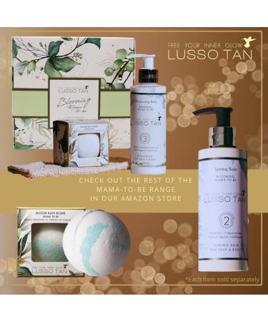 Tan Removing Bath Bomb for Pregnancy - Nourishes and softens tightly stretched skin. Natural Organic Vegan and Cruelty-Free Pregnancy-Safe Tan Eraser from Lusso Tan Maternity Range Pregnancy Bath Bomb - Buy Online on GoSupps.com