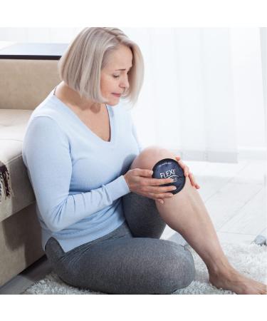 NatraCure FlexiKold Gel Ice Pack Circles w/Straps (4 Pack) - Reusable Cold Compress for Kids & Adults - Ideal for Injuries, Breastfeeding, Wisdom Teeth, Sinus Headaches - 6304-STRAP4PK - Buy Online on GoSupps.com