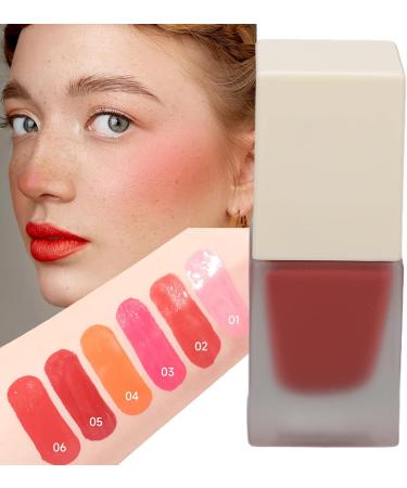 Liquid Cheek Blush 19ml Easy to Apply Longlasting Moisturizing Liquid Blush Lightweight for a Date for a Party (05#DREAM) - Buy Online on GoSupps.com