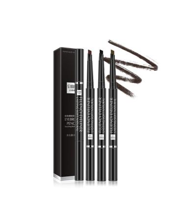 Bodermincer 3 Colors to Choose Automatic Waterproof Eyebrow Pencil (B012-Light Brown)