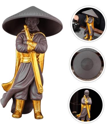 Alipis Tea Leak Tea Pet Office Decore Ceramic Tea Funnel Buddha Multipurpose Tea Pet Personality Collection Assorted Color 15x9cm - Buy Online on GoSupps.com