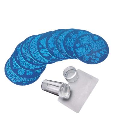 Buy Nail Art Stamping Kit - Clear Jelly Stamp Plates & Tools for Creative Nail Designs - International Shipping Available - Buy Online on GoSupps.com