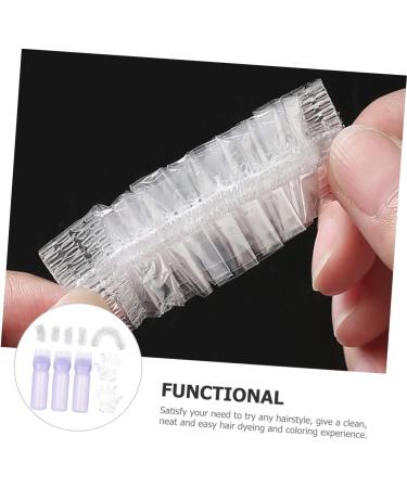 POPETPOP 1 Set bleach hair kit hair bleaching kit for dark hair bleach kit hair coloring tools hair dye kit hair oil bottle shower caps hairstyling gloves earmuffs portable purple plastic 6.9x4.8cm Purple - Buy Online on GoSupps.com