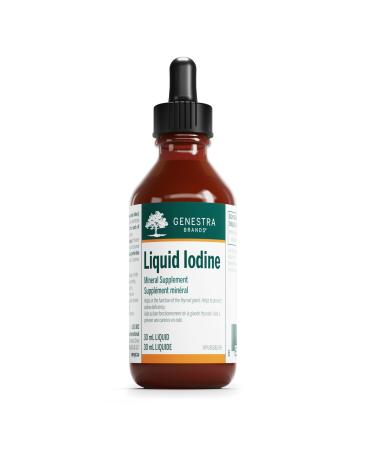 Genestra Brands - Liquid Iodine - Iodine Derived from Kelp to Support Thyroid and Proper Cell Development* - 30 ml Liquid