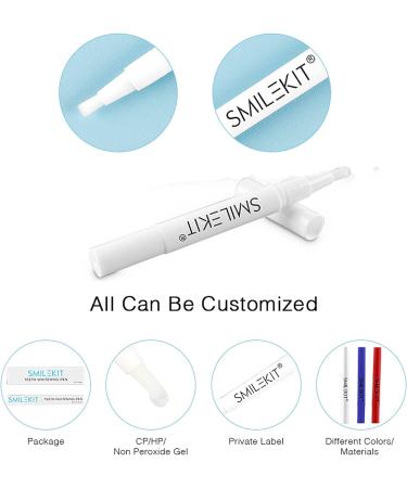 Teeth Whitening Pen & Stain Remover - 4 Pcs, 70+ Uses, 1 Month Supply - Buy Online on GoSupps.com