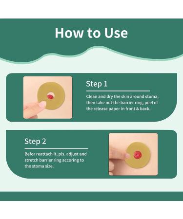 20PCS 2mm Moldable Ostomy Barrier Rings for Better Seal - Medical Grade Adhesive Ostomy Supplies - Buy Online on GoSupps.com