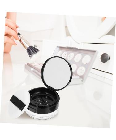 PLAFOPE Powder Case with Mirror Travel Face Powder Case Sifter Loose Powder Compact Puff Case Makeup Boxes - Buy Online on GoSupps.com