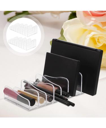 Ciieeo Acrylic Organiser 10 pcs Plastic Blush Divided Eyeshadow Countertop for Clear Bathroom Display Eye Wallet Stand 17.2X8.5X5.3CMx5pcs Transparentx5pcs - Buy Online on GoSupps.com