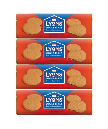 Tea Biscuit Bundle Consisting of Lyons Digestives Biscuits 300g (4 Pack)