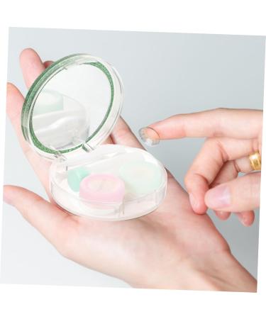 JECOMPRIS Contact Lens Foil Mirror Film Case | Portable Decorative Storage Box for Lenses | Small Plastic Holder for Contact Lens Protection - Buy Online on GoSupps.com