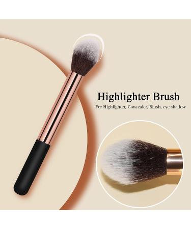 Banidy Makeup Brushes Set with Wooden Handles for Flawless Blending - Ideal for Powder, Foundation, Highlighter, Blush & Concealer - Buy Online on GoSupps.com