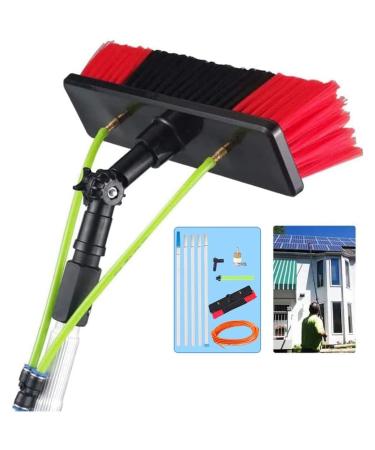 5m-12m Window Cleaning Telescopic Pole Water Fed Extendable Brush Suitable For Cleaner Conservatory Roof Photovoltaic Panel Cleaning Photovoltaic Panel Cleaning/window Clean 30cm Brush 12m Pole