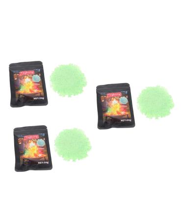 ADOCARN Outdoor Fireplace 3 Packs Campfire Powder Fire Bowl Outdoor Colorful Bonfire Color Fire Packets Party Supplies Beach
