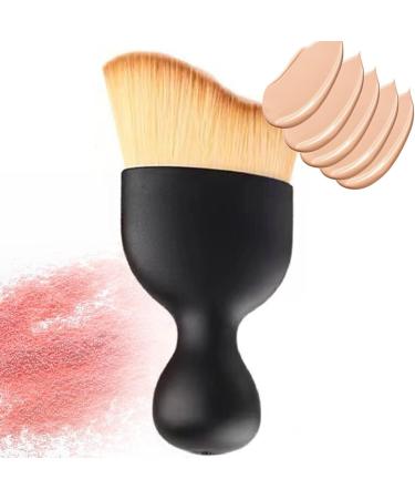 Tan Brush Tanning and Makeup Brush Face Brush Angled Flat Foundation Brush Blush Buffing Brush for Cosmetics Blending Liquid Powder Cream Tan Applicator for Self Tanning Hands Feet Face Body & Leg - Buy Online on GoSupps.com