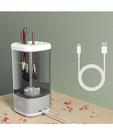 IEEDFJKK Effortless Makeup Makeup Brush Cleaning Brush Deep Cleaning Brush Cleaner For Effortless ABS Brush Brush Cleaners Grey white - Buy Online on GoSupps.com