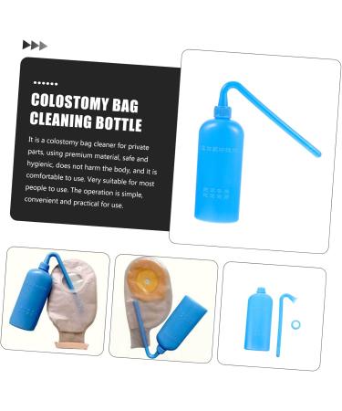 CliSpeed Stoma Cleaning Bottle | Safe Accessories for Colostomy Care | Bluish Blueriiot 18x7x4cm - Buy Online on GoSupps.com