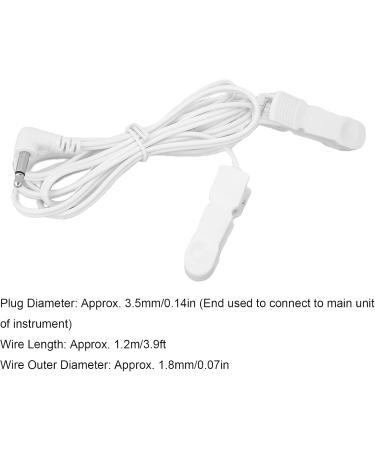 Buy Tens Ear Clip - 3.5mm Electrode Cable for Physiotherapy | International Shipping Available - Buy Online on GoSupps.com