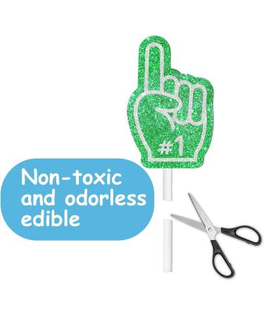 Dessert Cupcake Topper Rugby Ball Super Bowl Touchdown Sport Game Day Theme Decor Supplies Men Boys Happy Birthday Party Decorations set 18pcs Glitter - Buy Online on GoSupps.com