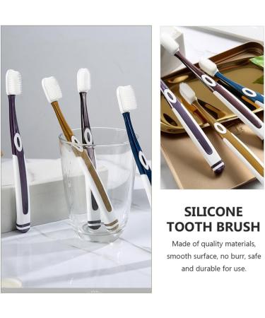 Buy Silicone Tooth Brush Set - 4Pcs Nano Toothbrushes for Effective Interdental Cleaning | Global Shipping Available - Buy Online on GoSupps.com