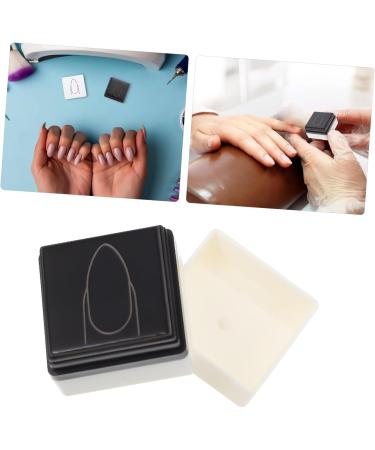 Ipetboom Nail Practice Stamp Compact Stamper Nail Art Salon Practice Supply Practice Stamper Nail Art Painting Stamper Nail Art Supply Silicone Nail Stamper White Manicure Mold Plastic - Buy Online on GoSupps.com
