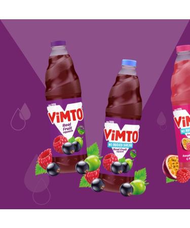 Vimto Original Real Fruit Squash No Added Sugar - Low Calorie 2L Bottle - Buy Online on GoSupps.com