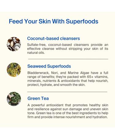 umano's Superfood Body Wash - Plant-Based Nourishing Cleanser for Sensitive Skin | Sulfate Free Natural Fragrance 10 oz - Buy Online on GoSupps.com