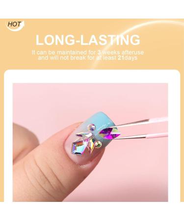 Builder Gel for Nails 10ml Clear Gel Nail Polish 7 In 1 Brush On Gel Builder for Nails Extension Hard Gel Builder Nail Strengthen Extension Gel Base Gel Rhinestone False Nail Tips Glue Gel - Buy Online on GoSupps.com
