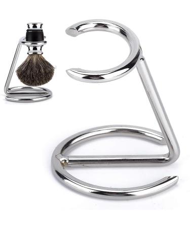 Stainless Steel Shaving Stand for Men's Razor and Brush - Ideal for Home, Salon, and Travel Use - Compatible with Various Razor Types and Sizes - Buy Online on GoSupps.com