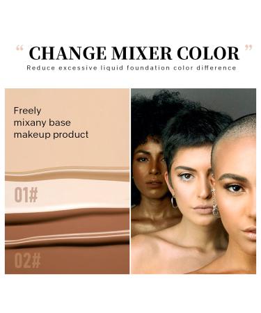 Foundation Mixer - Liquid Shade Adjuster for Seamless Blending (2 Caramel) - Buy Online on GoSupps.com