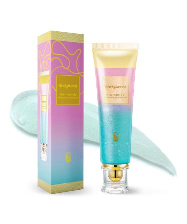 BodyAccel Triple Whitening Niacinamide Toothpaste Gentle Fluoride-Free Stain Remover & Tooth Polishing Long-Lasting Fresh Breath Gentle Formula Blossom