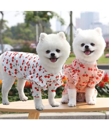 Buy Hualisiji Dog Clothing - Summer Dress for Small & Medium Dogs | Soft Comfortable and Stylish XL White Chihuahua Clothes - Buy Online on GoSupps.com