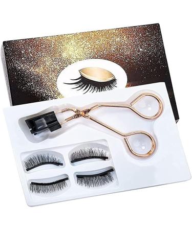 Dual Magnetic False Eyelashes Set - No Glue Needed, Reusable 3D Natural Look Extension Lashes with Applicator (2 Pairs) - Buy Online on GoSupps.com