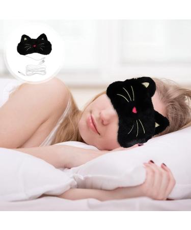 minkissy 1 Set Heating Mask Crystal Velvet Eyes Sun Shade 3D Black 20x12cm - Buy Online on GoSupps.com