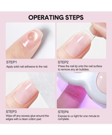 CHARMARK Solid Nail Gel - 30g UV Cured Nails Glue for Press-On & Acrylic Nail Tips | Long-Lasting Manicure Adhesive - Buy Online on GoSupps.com