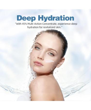 NOAGERYAS Corrector Cream with Hyaluronic Acid Vitamin C Niacinamide & 45% Multi-Action Concentrate - Reduces Fine Lines & Acne Scars for Smooth Milk-Like Skin - 1.86 oz - Buy Online on GoSupps.com
